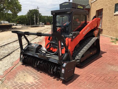 kubota skid steer mulcher for sale|kubota forestry mulching excavator.